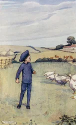 Scene fra The Slowcoach, af Edward Verrall Lucas